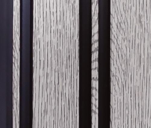 Clads Series Louvers Wood Silver 8x0.41 Ft - 1004 Sd24