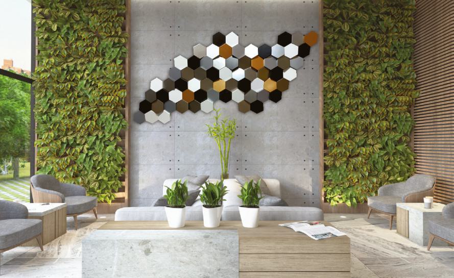 3D Wall Panel Wood Silver 0.45x0.52 Ft - Rolls
