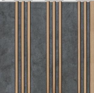 Interlock Wpc Louvers Designer Slate Gray 8x1 Ft - Pn 02721 G