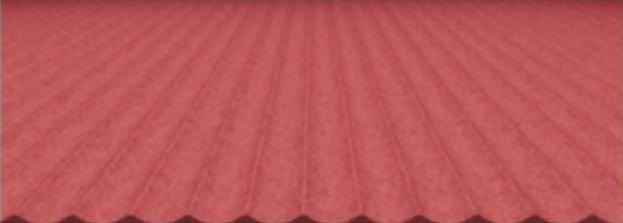 Red Mdf Louvers Marble & Stone 8x4 Ft - 1003