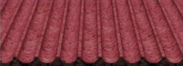 Red Mdf Louvers Marble & Stone 8x4 Ft - 1005
