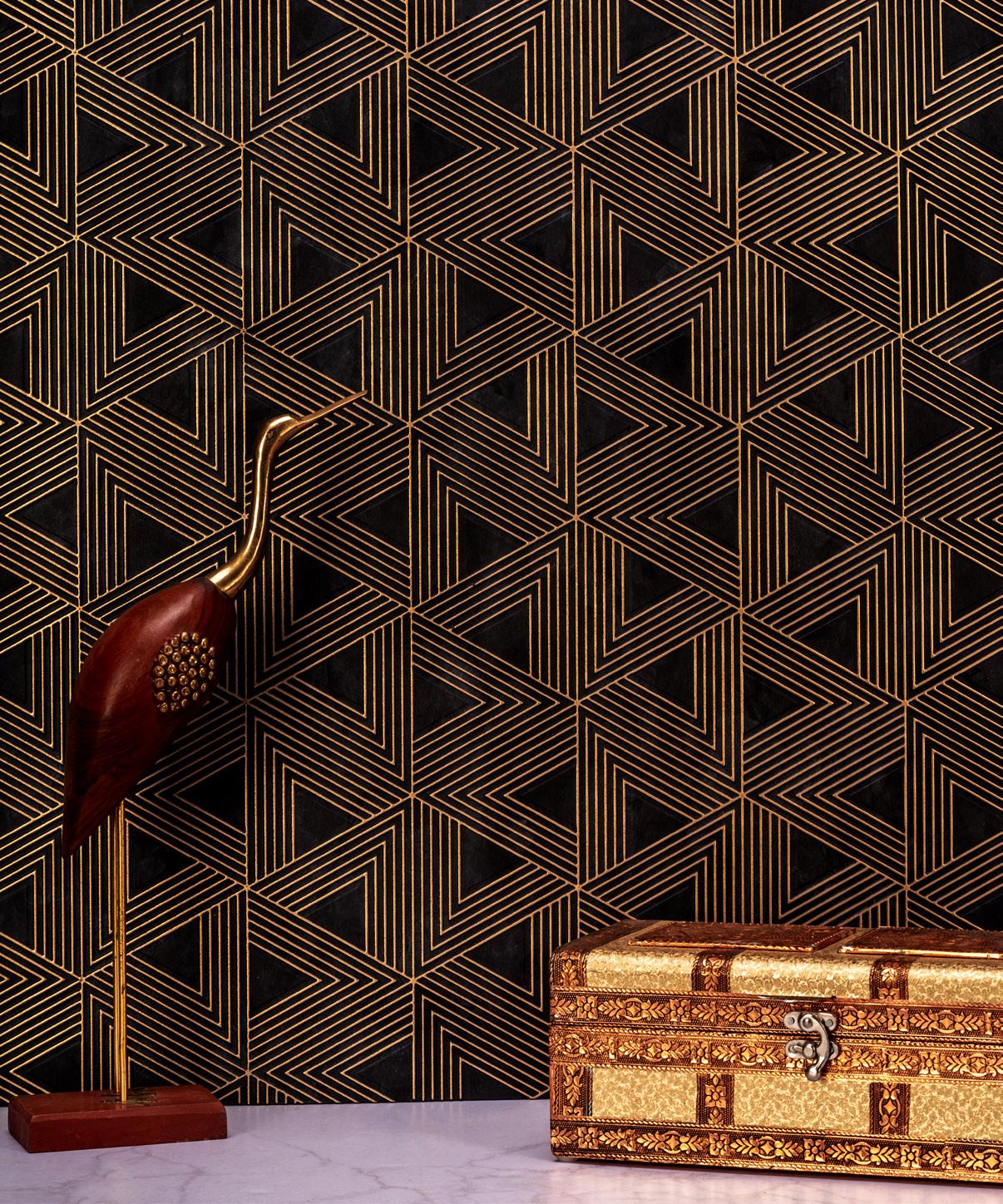 Charcoal Louvers Designer Brown 8x2 Ft - Tl 26