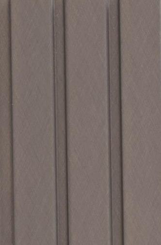 Interlock Charcoal Louvers Designer Taupe Gray 9.5x0.39 Ft - Pn 02718 L