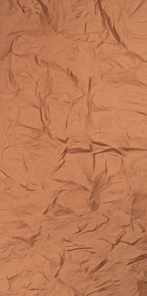 Terracotta Brown Pu Stone Panel Marble & Louvers 9.5x2 Ft - Pn 03116 F