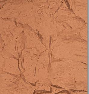 Terracotta Brown Pu Stone Panel Marble & Louvers 9.5x2 Ft - Pn 03116 F