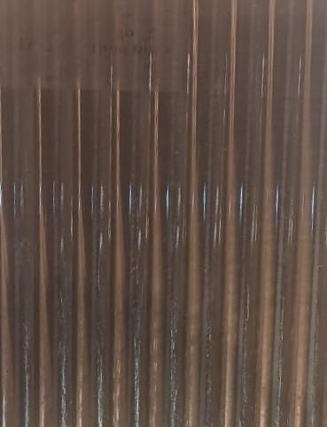 Tinted Bronze Fluted Panel 8x4 ft fluted louvers Brown 02
