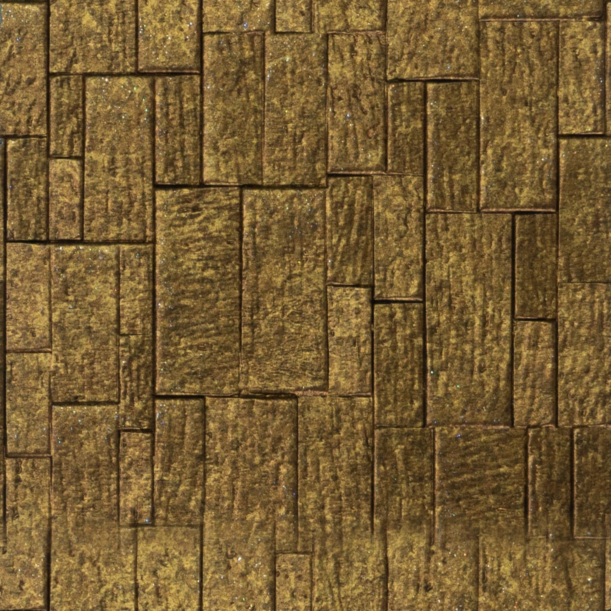 Charcoal Decorative Wall Panel Marble & Stone Gold 8x2 Ft - 1116