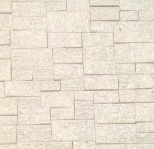 Charcoal Decorative Wall Panel Marble & Stone Cream 8x2 Ft - 1124