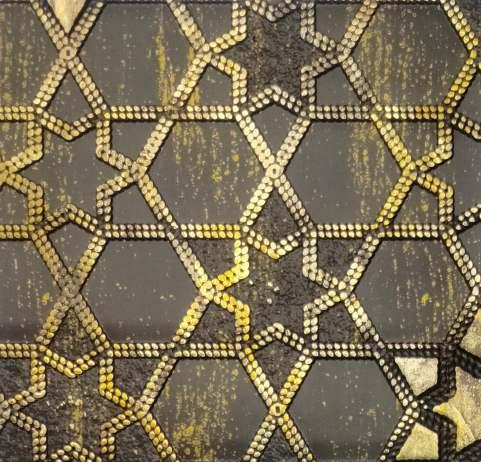 Charcoal Decorative Wall Panel Designer Black 8x2 Ft - 1156