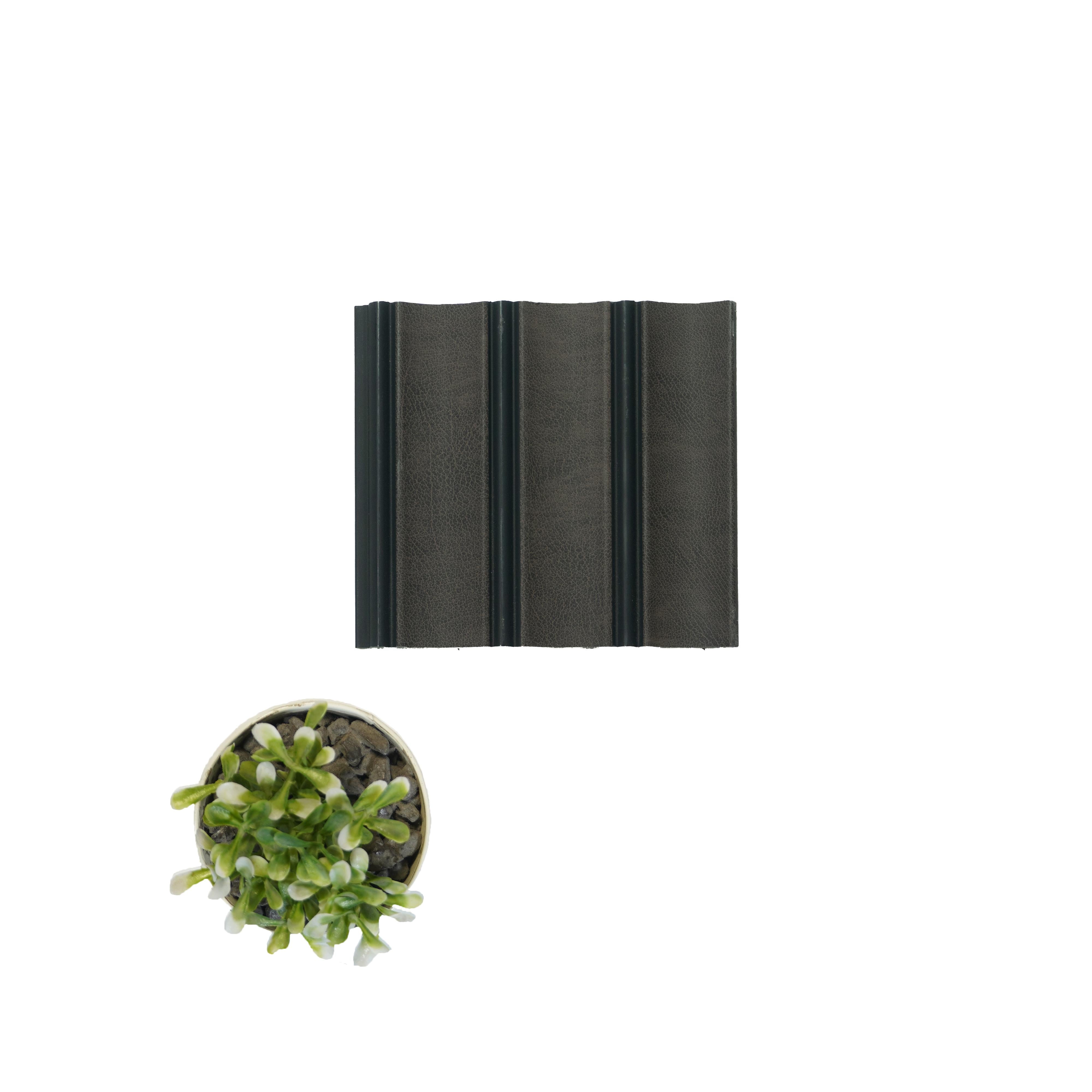 Rafter Charcoal Louver Wood Black 8x0.41 Ft - 1191