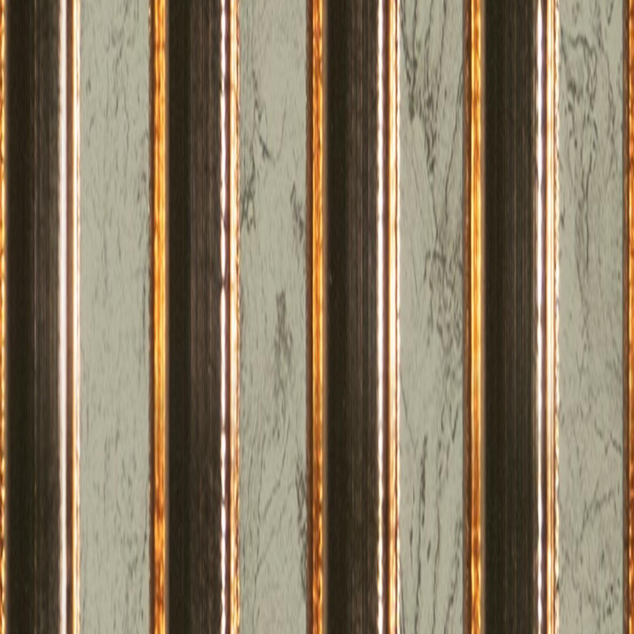Rafter Charcoal Louver Metallic Brown 8x0.41 Ft - 1196