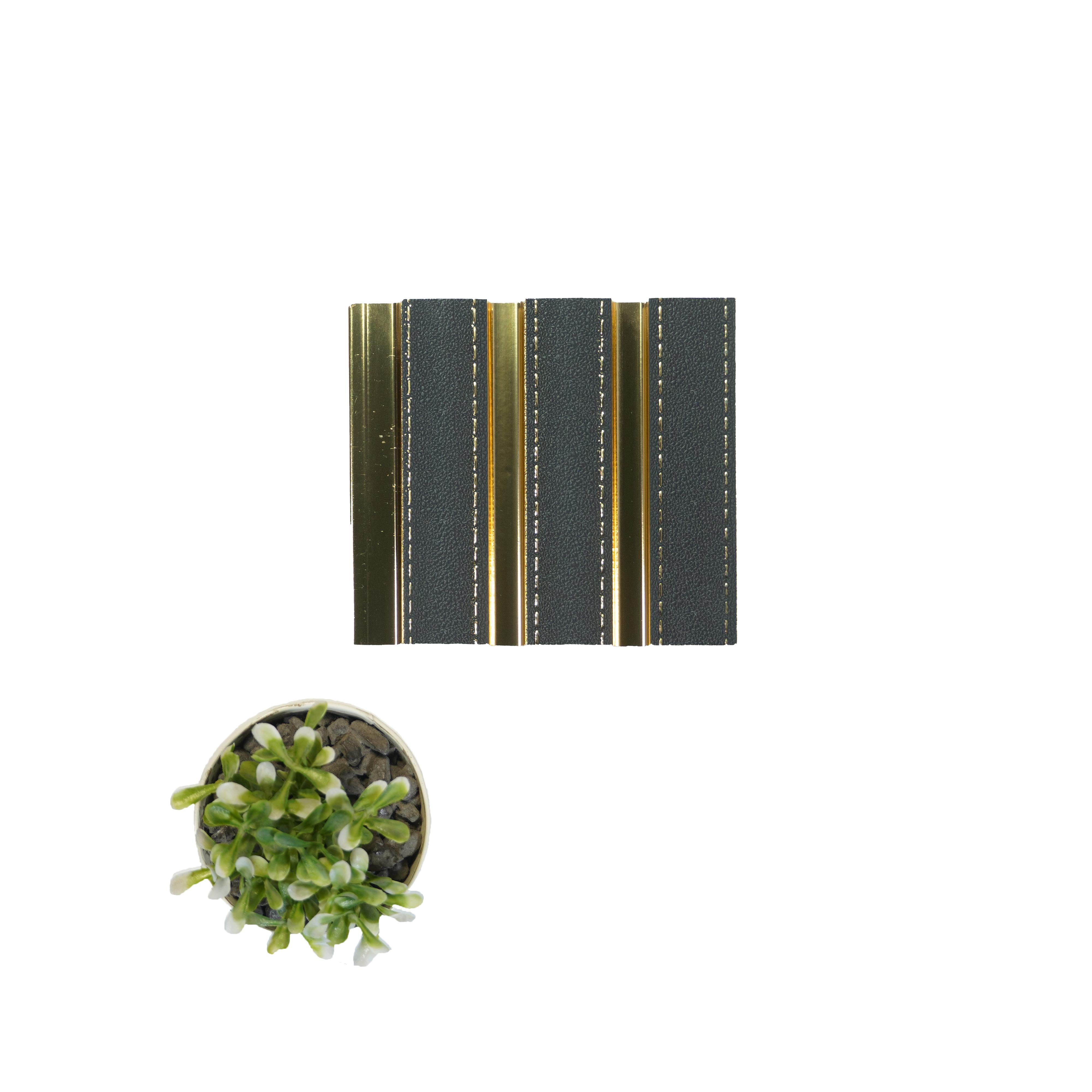 Rafter Charcoal Louver Fabric Black 8x0.41 Ft - 1228
