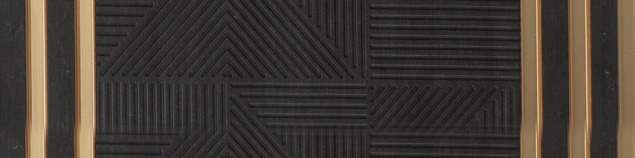 Charcoal Decorative Wall Panel Designer Black 8x1 Ft - 1256