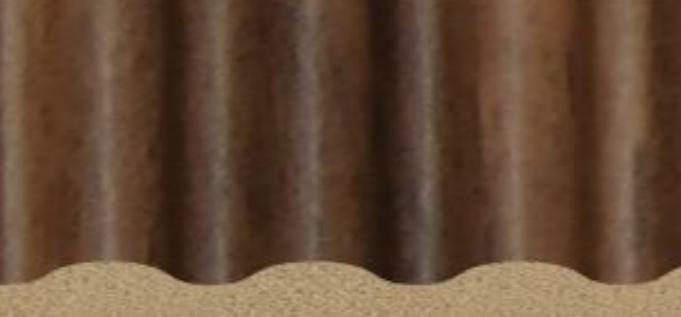 Nexo Charcoal Louvers Wood Brown 9.5x0.41 Ft - Ur 3403