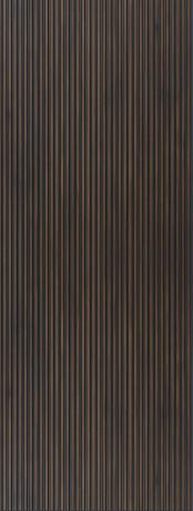 Charcoal Louvers Panel Wood Brown 9.5x1 Ft - Ur 7401