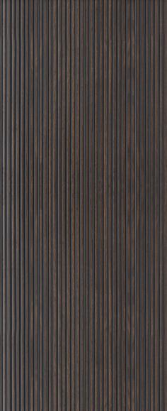 Charcoal Louvers Panel Wood Brown 9.5x1 Ft - Ur 7402