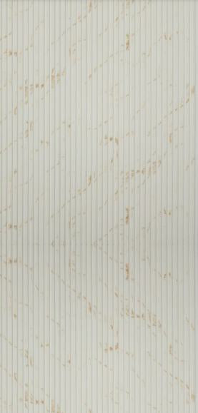 Charcoal Louvers Panel Marble & Stone White 9.5x1 Ft - Ur 7406