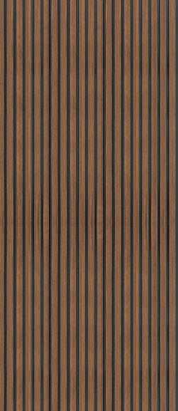 Nexo Charcoal Louvers Wood Brown 9.5x1 Ft - Ur 8403