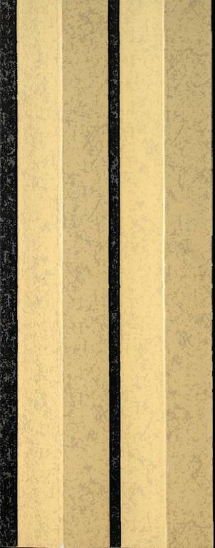 Charcoal Louvers Panel Plain Colors Beige 8x0.41 Ft - 3508