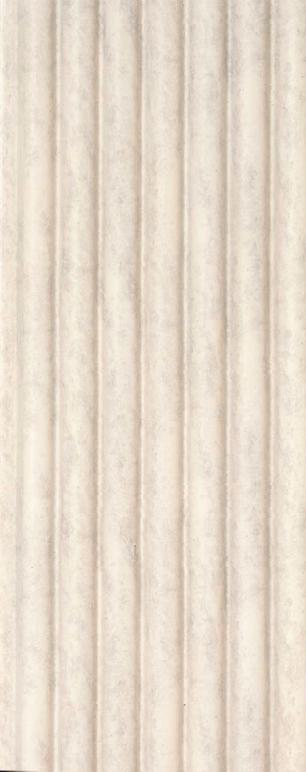 Charcoal Louvers Panel Wood White 8x0.41 Ft - 3519
