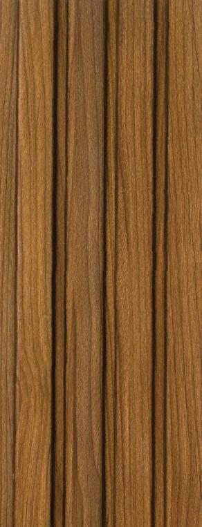 Charcoal Louvers Panel Wood Brown 8x0.41 Ft - 3521