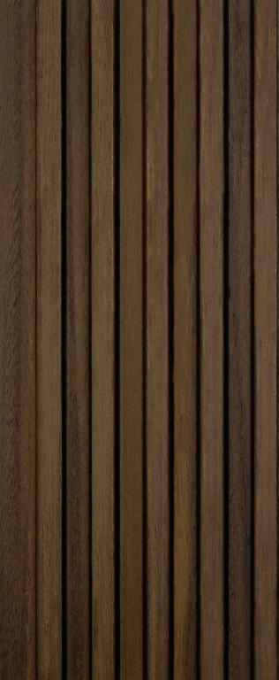 Charcoal Louvers Panel Marble & Stone Brown 8x0.41 Ft - 3527