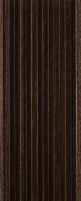 Charcoal Louvers Panel Marble & Stone Brown 8x0.41 Ft - 3531