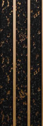 Louver Series Wood Black 8x0.41 Ft - Vl-58