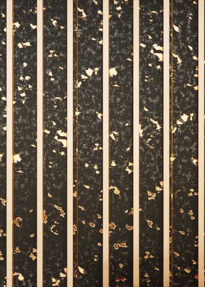 Louver Series Wood Black 8x0.41 Ft - Vl-58
