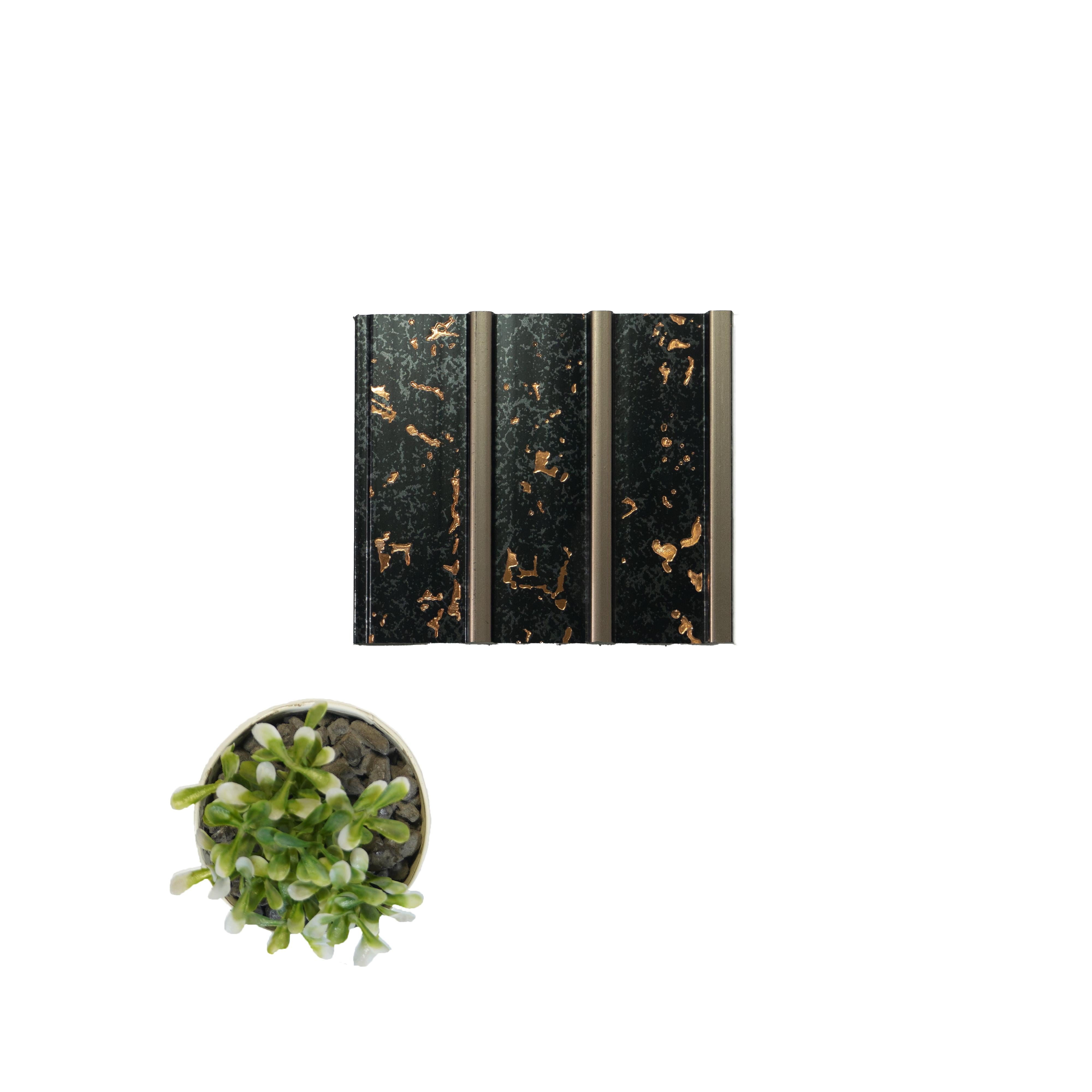 Louver Series Wood Black 8x0.41 Ft - Vl-58