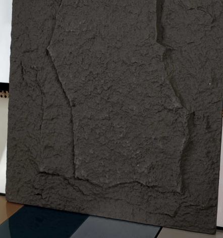 Pu Stone Panel Marble & Louvers Vanta Black 4x2 Ft - Pn 03115 B