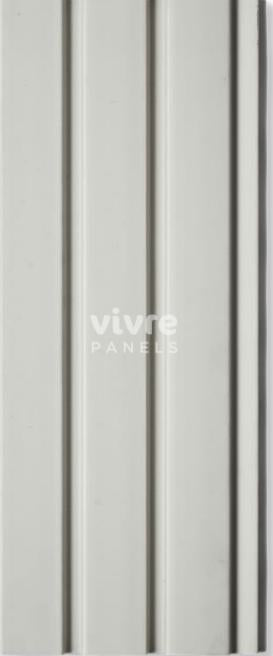 An Infinite Palette Of Colors Archi Louvers Series Charcoal Plain White 8x0.41 Ft - Inficolor 2034