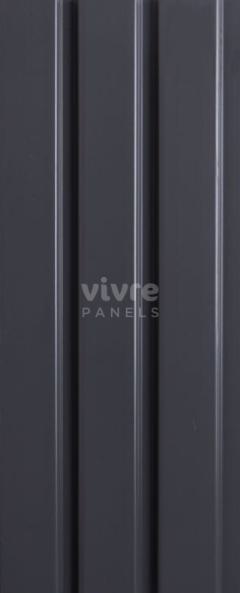 Color Series Archi Louvers Charcoal Plain Colors Black 8x0.41 Ft - 2030