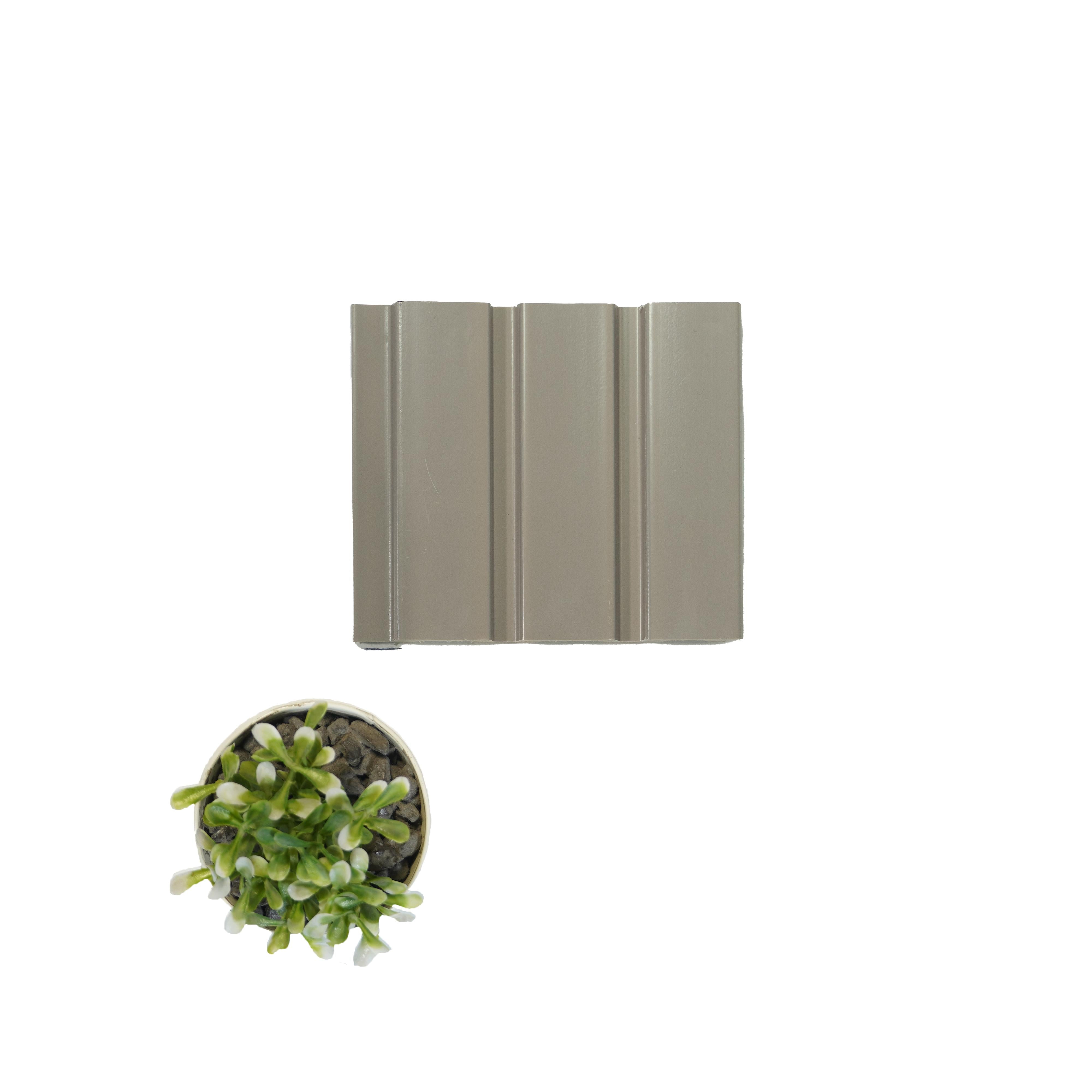 Color Series Archi Louvers Charcoal Plain Colors Grey 8x0.41 Ft - 2031