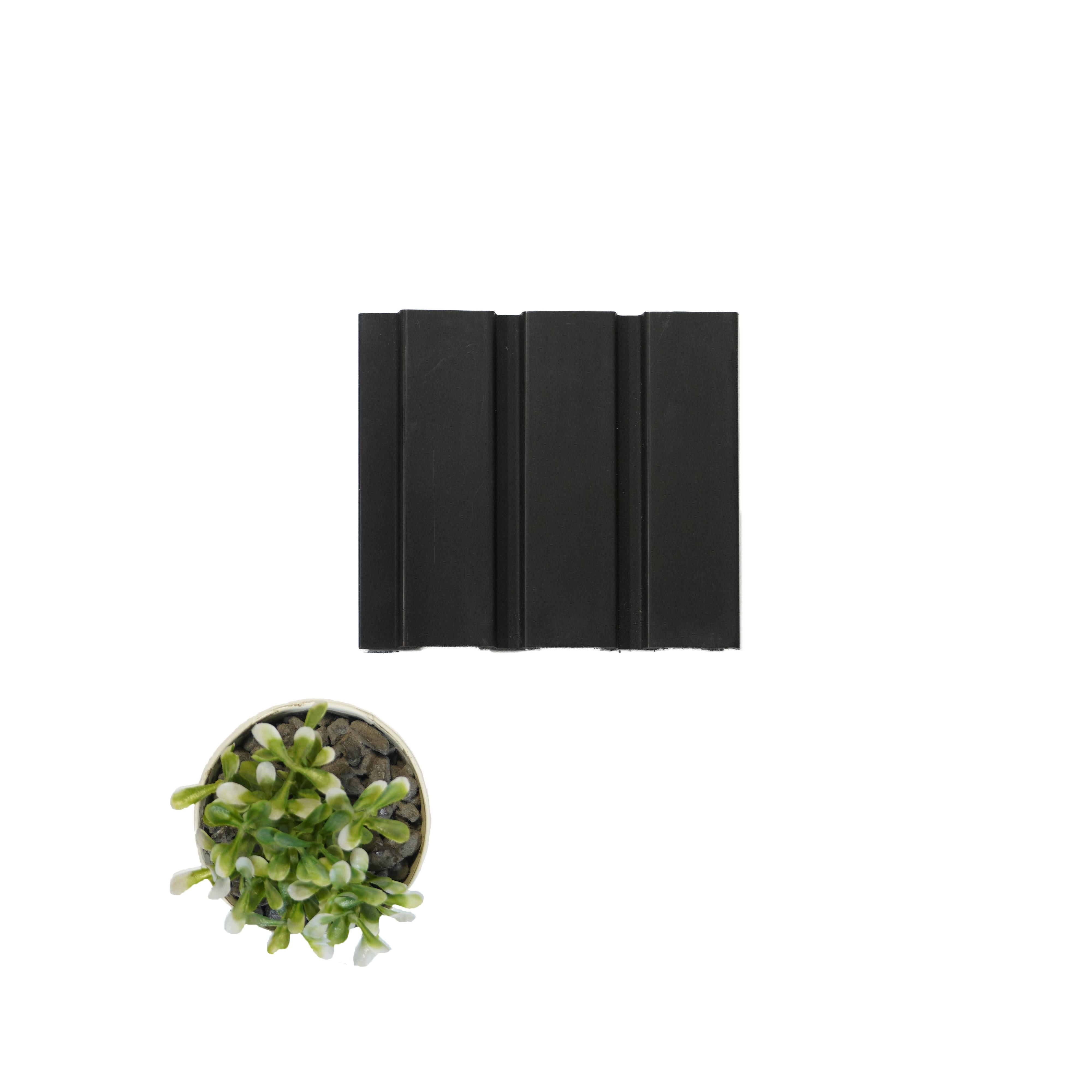 Color Series Archi Louvers Charcoal Plain Colors Black 8x0.41 Ft - 2032
