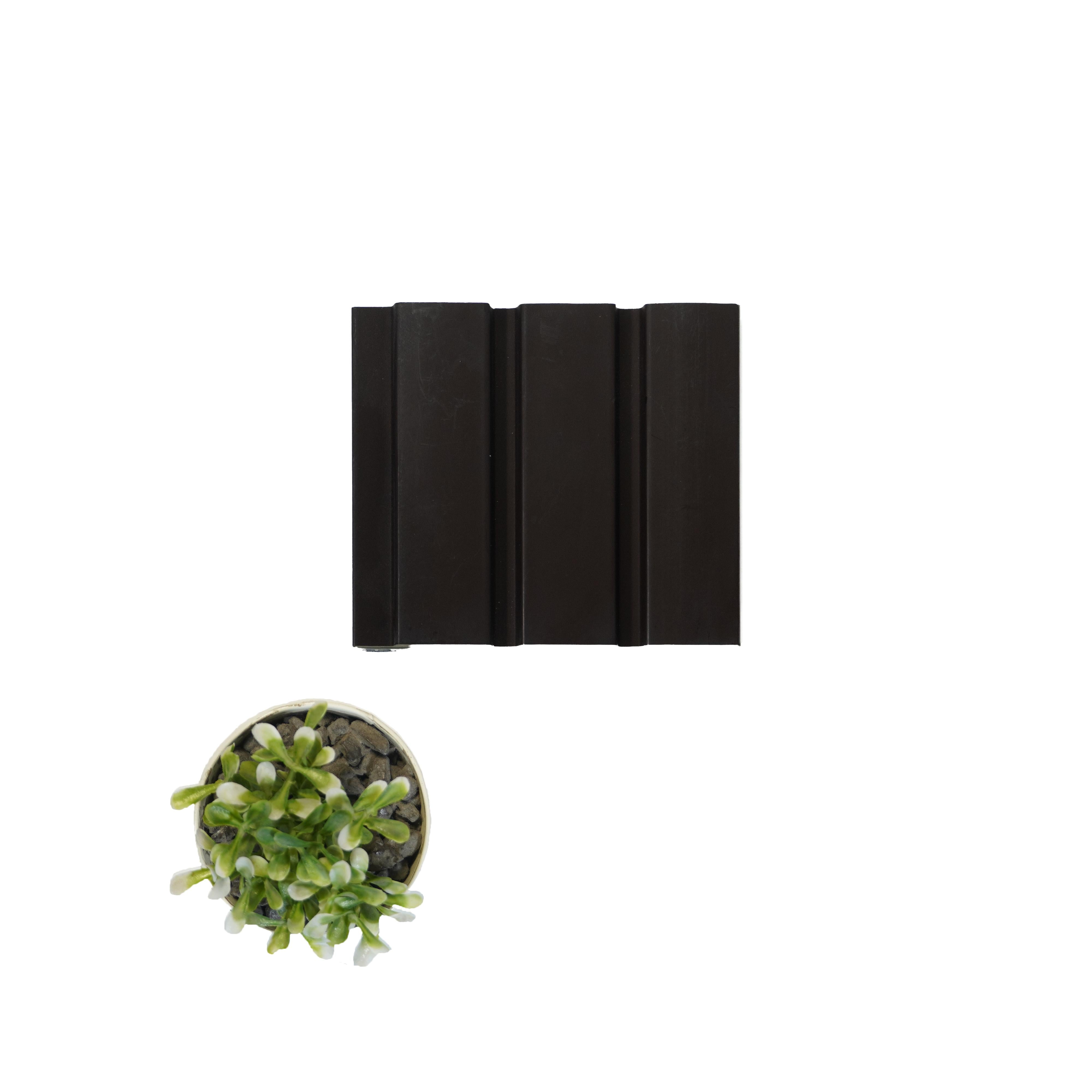 Color Series Archi Louvers Charcoal Plain Colors Brown 8x0.41 Ft - 2033