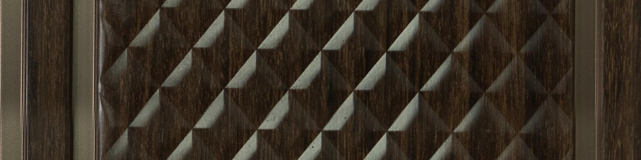 Diamond Decolux Series Decorative Wall Panel Designer Brown 8x0.68 Ft - Vx3001
