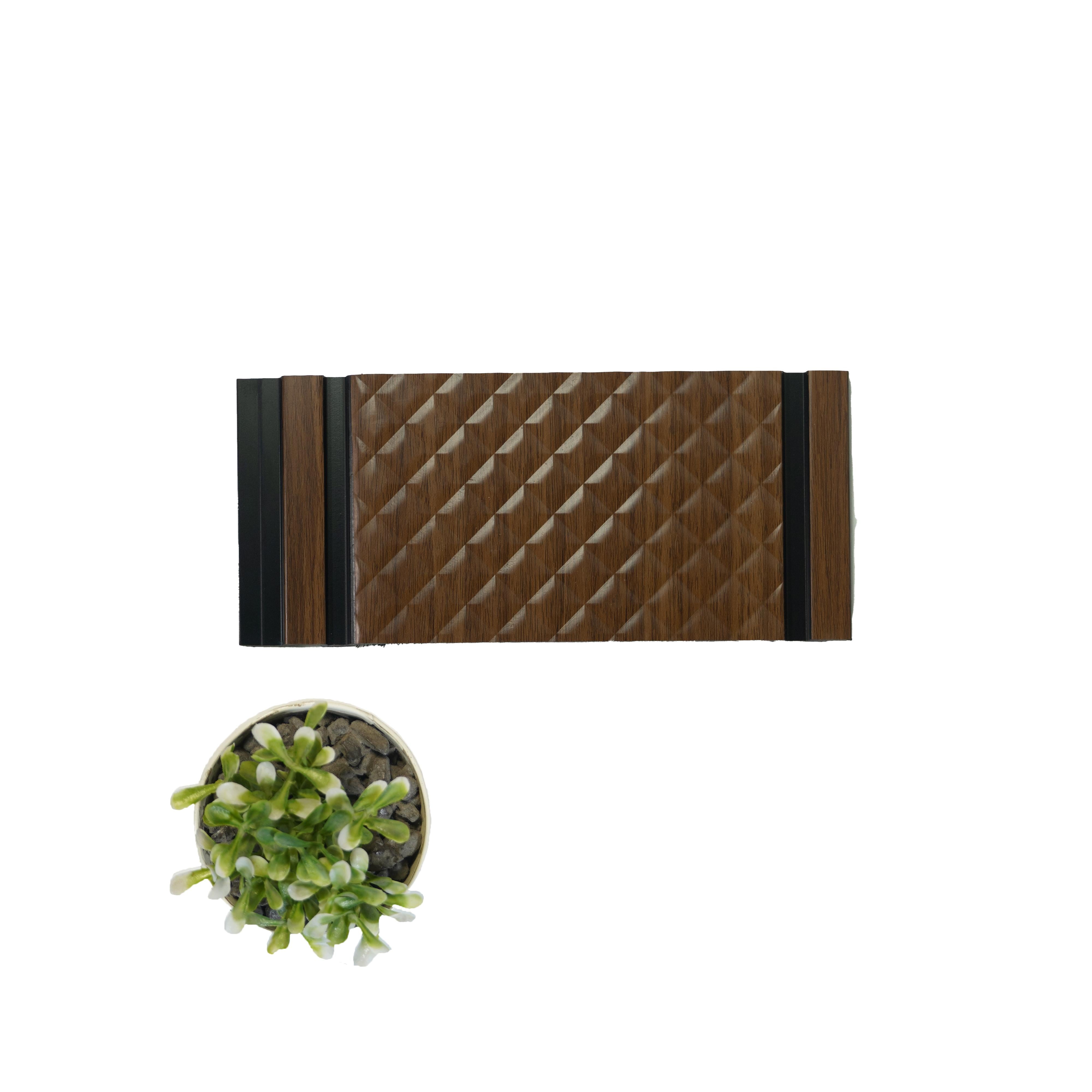 Diamond Decolux Series Decorative Wall Panel Designer Brown 8x0.68 Ft - Vx3002