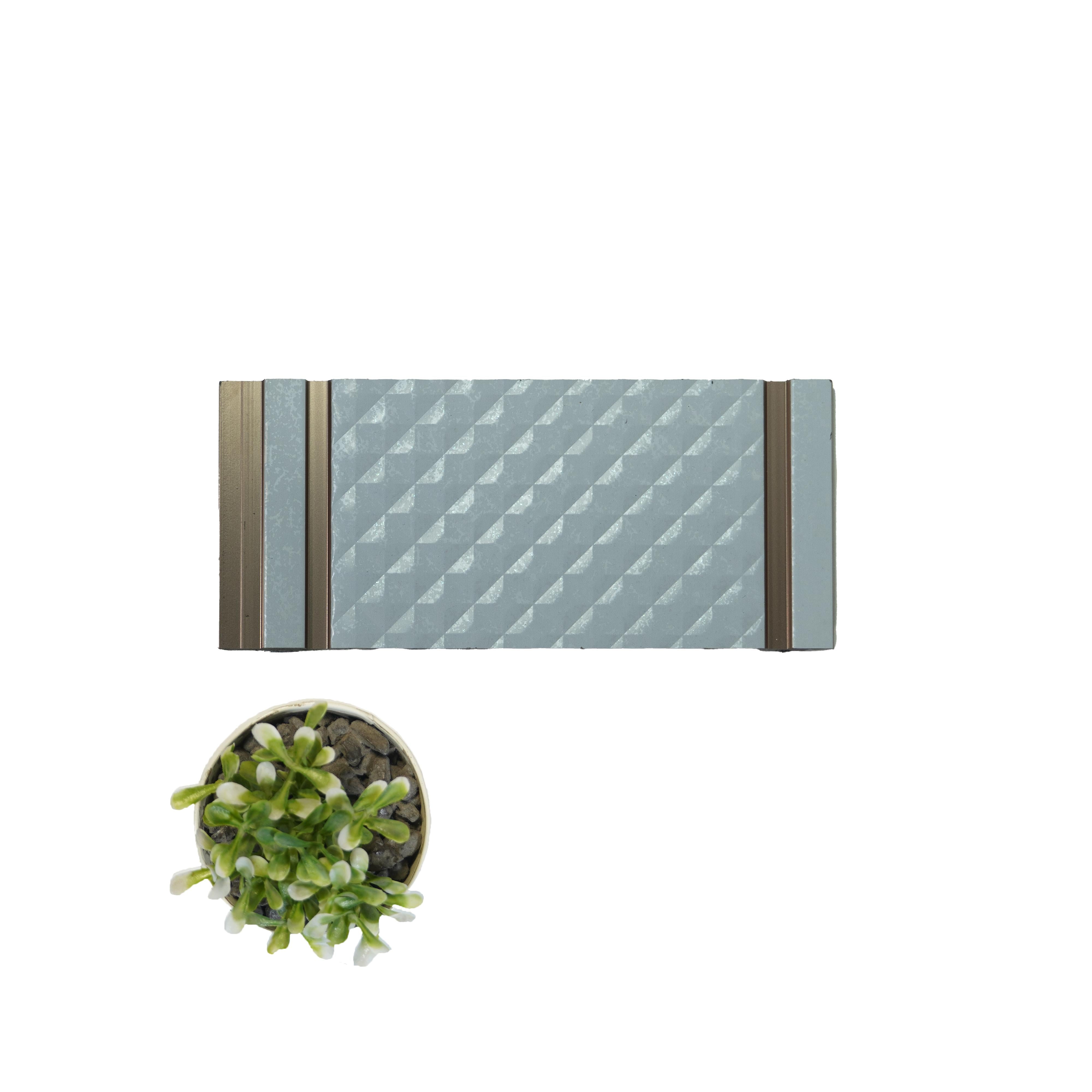 Diamond Decolux Series Decorative Wall Panel Designer White 8x0.68 Ft - Vx3003
