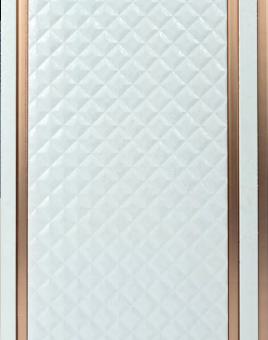Diamond Decolux Series Decorative Wall Panel Designer White 8x0.68 Ft - Vx3003