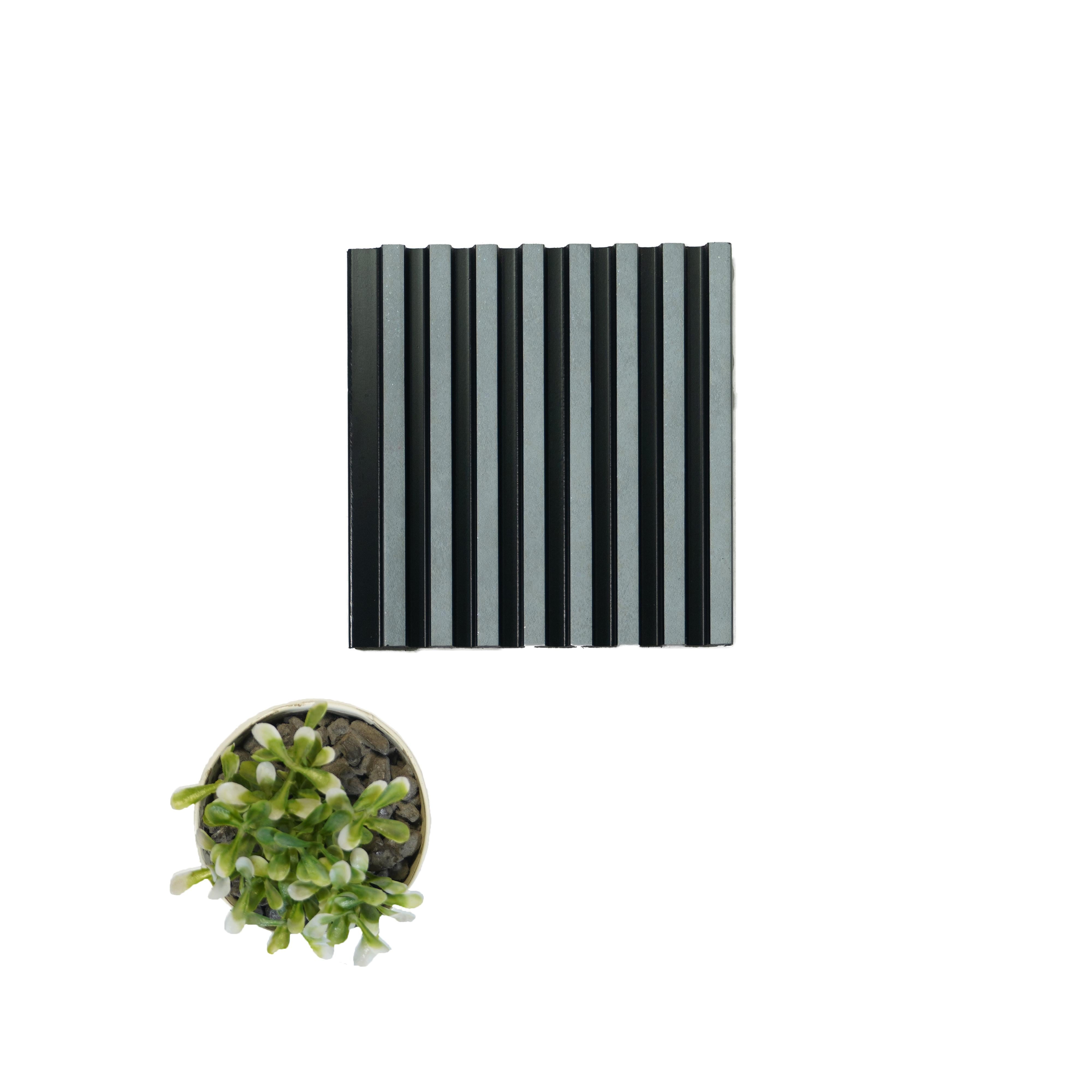 El Limo Archi Louvers Series Charcoal Metallic Grey 8x0.41 Ft - 2021