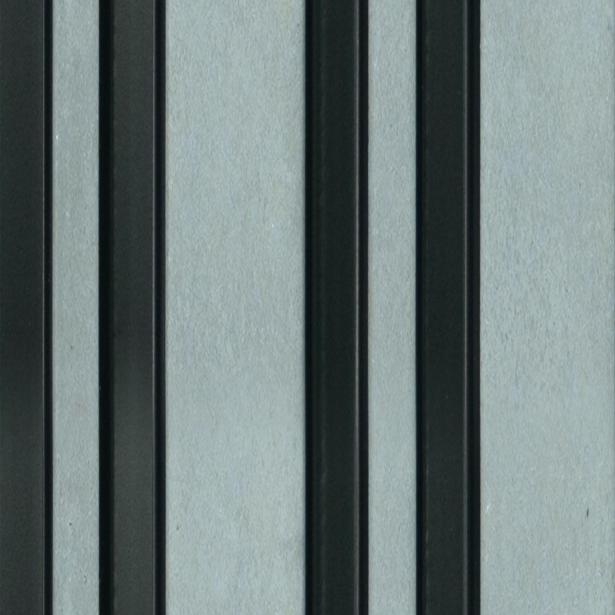 El Limo Archi Louvers Series Charcoal Marble & Stone Grey 8x0.41 Ft - 2022