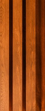 Louvers Xl Aluclad Series Exterior Grade Pvc Membrane Finish Composite Polymer Wood Brown 9x0.44 Ft - Ax 7