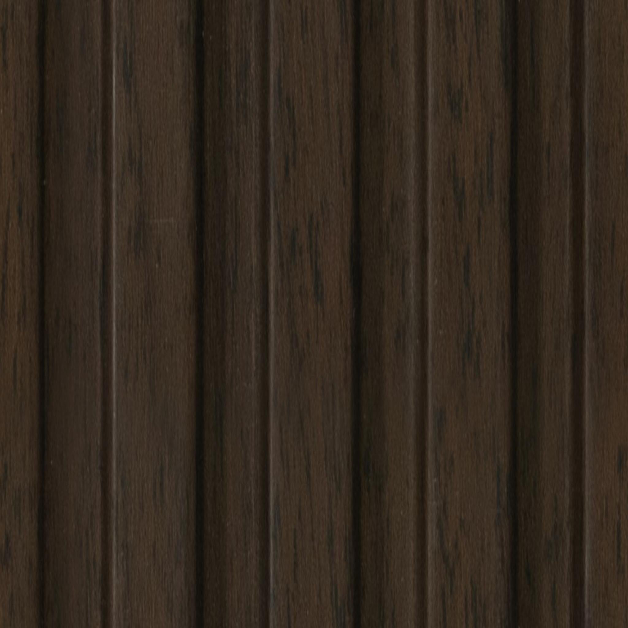 Noce Italiano Archi Louvers Series Charcoal Wood Brown 8x0.41 Ft - 2006