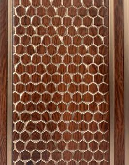 Octa Decolux Series Decorative Wall Panel Designer Brown 8x0.68 Ft - Vx3019