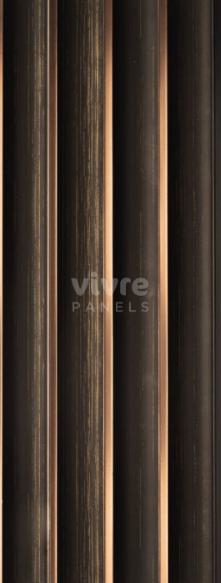 Oxidar Archi Louvers Series Charcoal Wood Brown 8x0.41 Ft - 2017