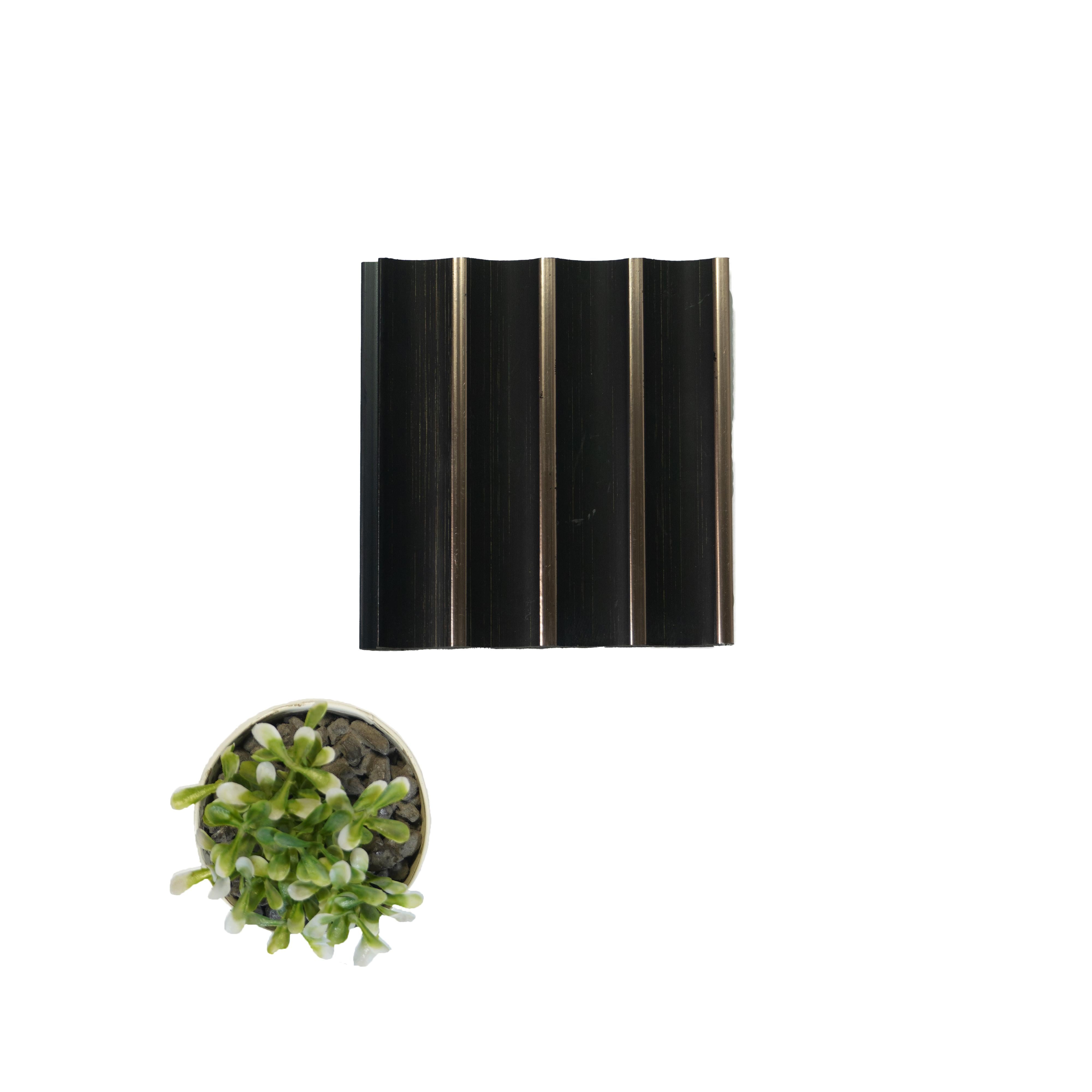 Oxidar Archi Louvers Series Charcoal Wood Brown 8x0.41 Ft - 2017