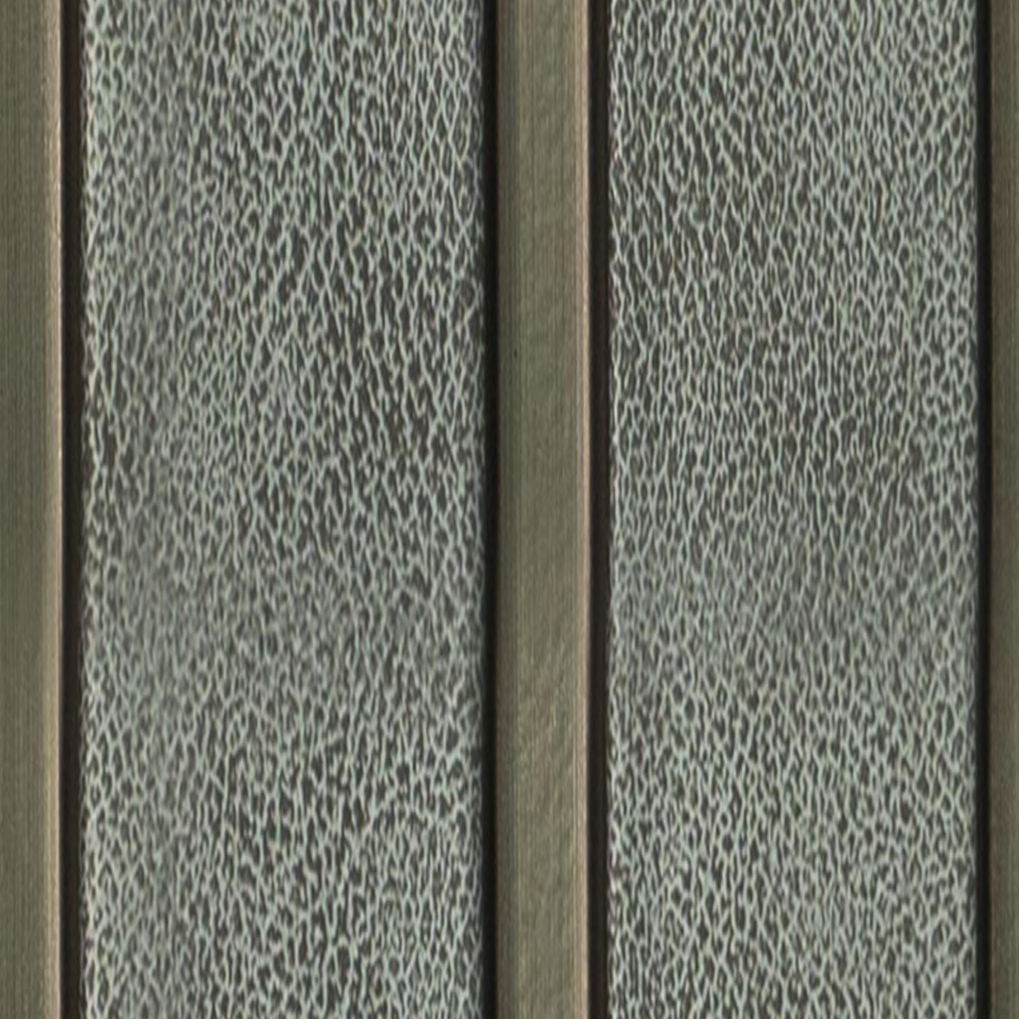 Radiante Archi Louvers Series Charcoal Fabric Brown 8x0.41 Ft - 2019