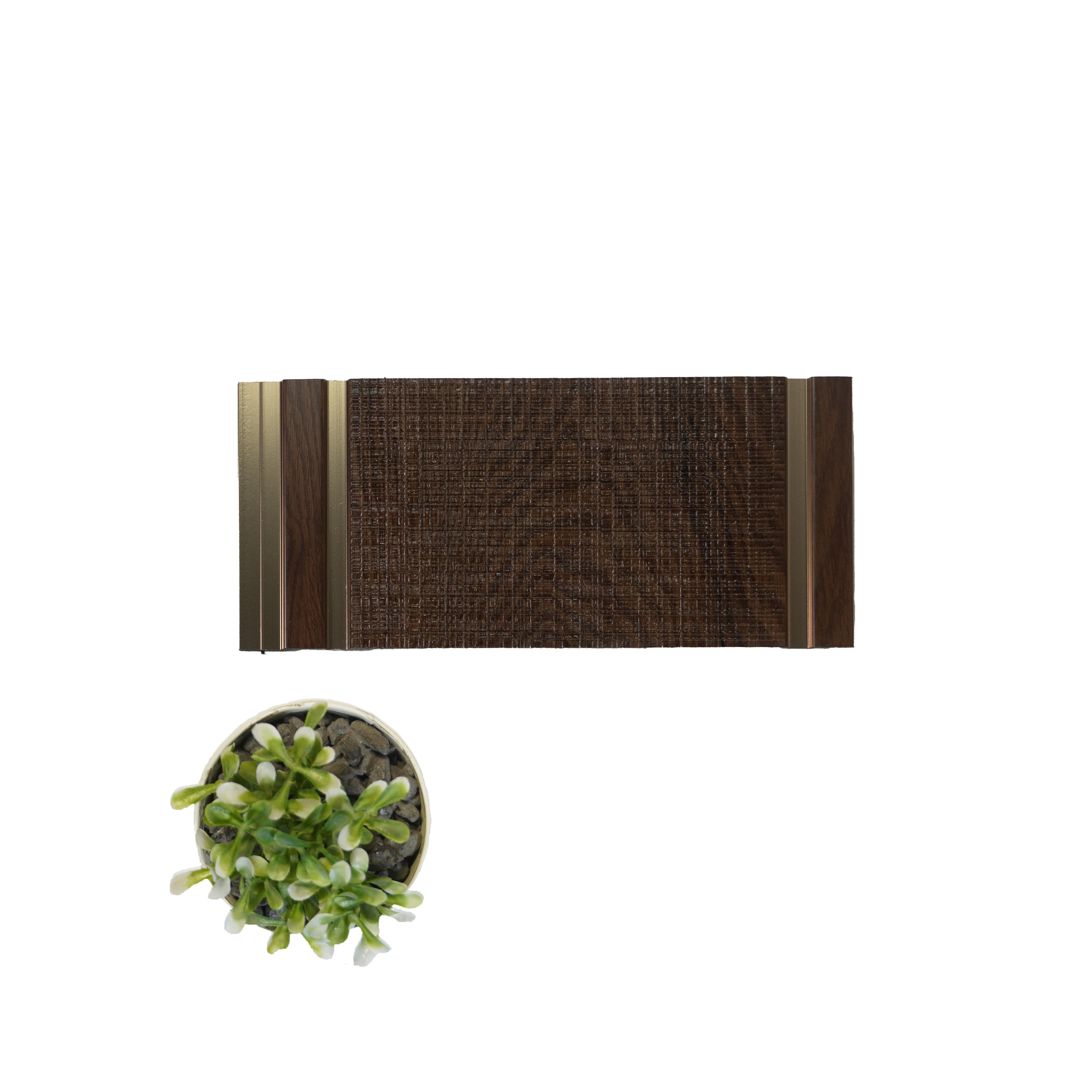 Rough Cut Decolux Series Decorative Wall Panel Wood Brown 8x0.68 Ft - Vx3007