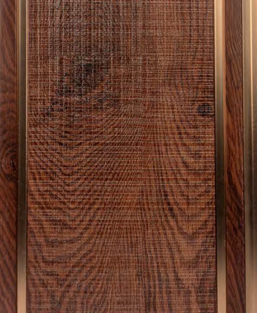Rough Cut Decolux Series Decorative Wall Panel Wood Brown 8x0.68 Ft - Vx3007